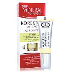 Delia zielony korygująco-maskujący korektor do cery naczynkowej 10ml